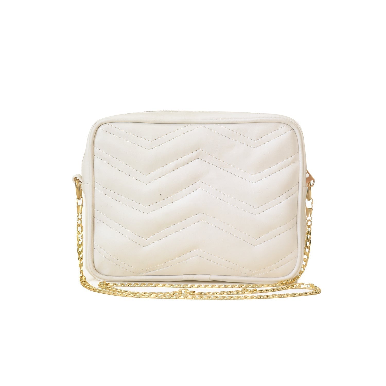 AURA WHITE CROSS BODY BAG