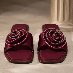 Swirl Maroon